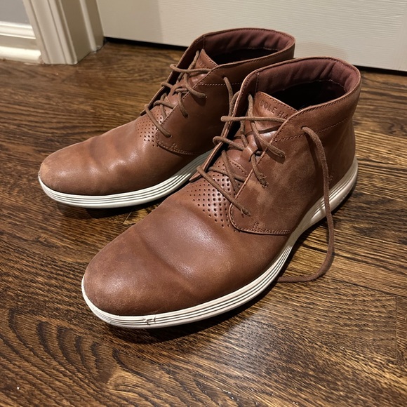 Cole Haan Other - Cole Haan Tan Leather Chukka Boots